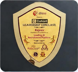 Leading AI Recruitment Platform Award — C Cohort Leadership Conclave 2025