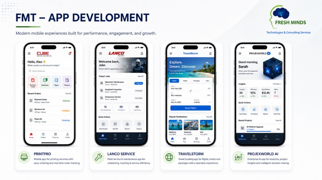 FMT App Development — Modern Mobile Experiences