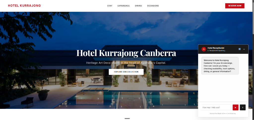 Verblynx Hotel AI Concierge Use Case